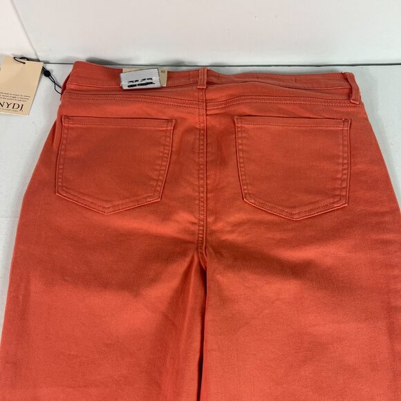 Not Your Daughters Jeans Women's 34x26* Billie Mini Boot Cut Orange Denim Tag 10 - Picture 9 of 16